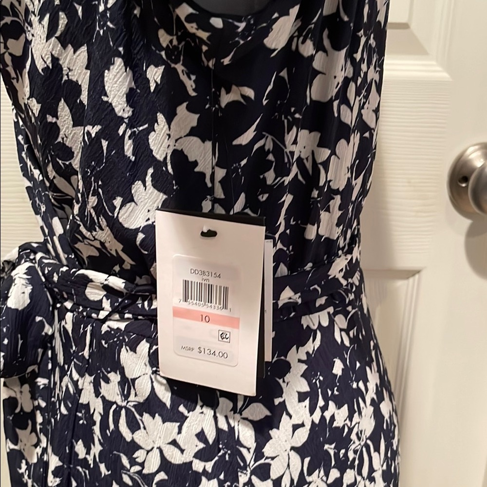 DKNY
Floral High Low Faux Wrap Dress Size  10 - Picture 5 of 10